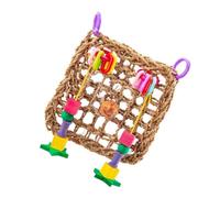 HEMOTON Filet à Suspendre pour Oiseaux Hamac pour Perroquets Jouet à Mordre pour Animaux De Compagnie Filet Escalade pour Cage à Oiseaux Supplément pour Pinsons Et Canaris