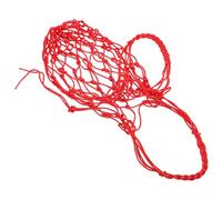 HEMOTON Filet de Transport en Nylon Rouge pour Bouteille de Vin 5 Kg Paquet Porte-Bouteille Tissé Poignée Emballage Sécurisé pour Bocaux à Vin Manchon de Rangement pour Transport