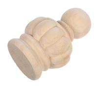 HEMOTON Fleurons décoratifs en bois brut beige, sculpture pomme de pin pour décoration escalier intérieur maison, adapté aux nouveaux projets et style européen raffiné