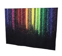 HEMOTON Fond De Photographie Coloré pour Fête Disco Décoration Toile Multi-Couleurs pour Arrière-Plan De Dance Et Événements Festifs