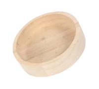 HEMOTON Gamelle en Bois pour Hamster et Chinchilla Solide, Bol Résistant à L’Usure en Chêne Massif, Petite Taille, Facile à Nettoyer, pour Maison de Petits Rongeurs