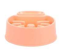 HEMOTON Gamelle Glouton Chien Moyen Antidérapante Plastique Robuste avec Base Antidérapante Bol Slow Feeder pour Ralentir Alimentation et Prévenir Les Risques d'Étouffement Volume Facile