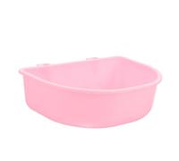 HEMOTON Gamelle Suspendue pour Animaux en Plastique Robuste, Bol d'eau Et Nourriture pour Petits Chiens Et Chats, Crochets De Fixation, Usage en Cage, Convient Aux Animaux Domestiques