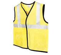 HEMOTON Gilet de Sécurité Réfléchissant Garçon Fille Haute Visibilité Veste de Protection Respirante pour Garçons et Filles Conçue pour Sécurité Extérieure et Visibilité Nocturne