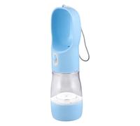 HEMOTON Gourde pour Chien Portable Multifonction de Voyage 258 ML | Distributeur D’eau Nourriture, 200ml pour Croquettes, PC et Abs, Ouverture Main, Verrouillage Poussoir
