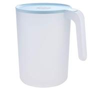 HEMOTON Grand Pichet en avec Couvercle Et Poignée Carafe à Eau Chaude Froide Pichet à Eau à pour Jus de Boisson Bocal à Thé Bouilloire Bleu