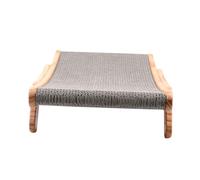 HEMOTON Griffoir Chat Papier Ondulé Planche à Multifonction pour Protéger Meubles et Affûter Griffes Lit pour Chat Petit Modèle