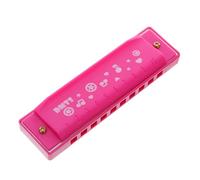 HEMOTON Harmonica Garçon Fille Facile À Jouer Instrument Musical Débutant pour Garçon Fille Éducatif pour Développer Coordination Et Mémoire Rose