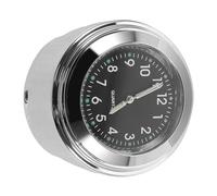 HEMOTON Horloge de Guidon Moto Alliage Aluminium Résistante et Légère Montre Compacte et Précise pour Moto Installation Facile sur Guidon avec Design Minimaliste Compatible Multiples
