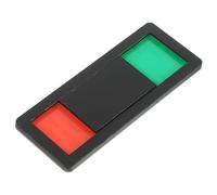 HEMOTON Indicateur de Porte Coulissante Magnétique Abs Noir pour | Réutilisable, Usage Conférence et Toilettes, Style Discret, Signalisation Sobre, Aspect Créatif
