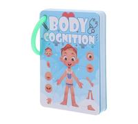 HEMOTON Jeu de 36 Cartes d'apprentissage Corporel pour Tout-Petits, Cartes Éducatives Papier Résistantes, Légères et Portables, Accessoire D'éveil pour Apprentissage Précoce et Jeux