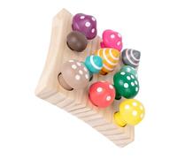HEMOTON Jeu De Récolte De Champignons Bois pour Garçon Fille Jouet Éducatif Bois pour Tout-Petits De Classement De Formes
