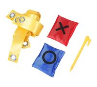 HEMOTON Jeu Géant de Morpion Extérieur avec Sangles Matériel Résistant Aux Intempéries Montage Rapide pour Jardin Patio Activités Familiales et Apprentissage Plein Air