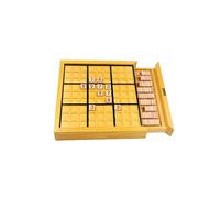 HEMOTON Jeu Sudoku Bois Numérique Puzzle Intellectuel Adulte Garçon Fille Jeu de Société DIY Relaxation Safe Surface