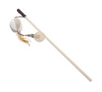 HEMOTON Jouet pour Chat avec Suspensions Attrayantes Bâtonnets Interactifs Et Plumes pour Divertir Les Chats Canne pour Chaton