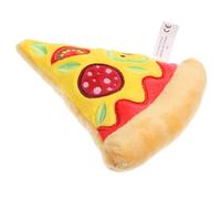 HEMOTON Jouets De Hamburger Chien à Mâcher Chiens Doux Mâcheurs Anniversaire Chiot Petit Moyen Dentition en Forme De Grincer Farci Peluche Grinçant Papier Hochet