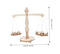 HEMOTON Kit d'apprentissage Balance 5 Pièces Jouets Scientifiques pour Enfants D'Équilibre Mathématique pour Enfants Kit Scientifique pour