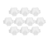 HEMOTON Kit de 10 Clips de Fixation en Plastique Blanc pour Bras D'essuie-glace, Compatible Voitures, Camions et Véhicules Agricoles, Installation Facile pour Conduite sous Pluie