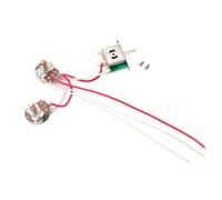 HEMOTON Kit De Câblage Pré-câblé Pour Guitare Électrique Interrupteur à Bascule 3 Voies 1 Potentiomètre De Volume Et 1 Potentiomètre De Tonalité Jack 250k Faisceau De Câbles Robuste Et Solide Gu103