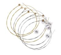HEMOTON Kit de Cordes en Acier Accessoires pour Instrument de Musique pour Harpe et Lyre 7 Pièces Remplacement Solide et Résistant