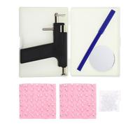 HEMOTON Kit de Perçage D'oreille et Nombril 1 Set Portable en Acier Inoxydable Outils Faciles à Utiliser pour Salon de Piercing et Usage Domestique