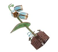 HEMOTON Kit de Puzzle Bois Fleurs DIY sans Colle pour Adultes Modèle Bouquet Artistique à Assembler Décoration Maison Naturelle et Cadeau Créatif