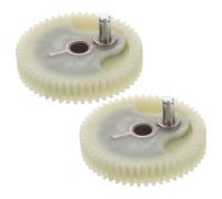 HEMOTON Kit Engrenage 2pcs Plastique Beige pour Compresseur Pneumatique Mobile d'atelier avec Fonction Résistance à l'usure et Pression Constante