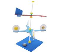 HEMOTON Kit Scientifique De Girouette À Monter Soi-même pour Enfant : Assemblage Facile, Projet De Direction du Vent - Expériences Scientifiques Scolaires, Projets d'apprentissage