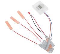 HEMOTON Kit Scientifique DIY de Batterie à Fruits Électrodes Zinc-cuivre, Expérience Physique Éducative pour Élèves, Pédagogique pour Apprentissage de L’électricité la Maison Classe