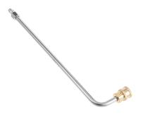 HEMOTON Lance de Remplacement Coudée 90° pour Nettoyeur Haute Pression 1/4 Quick Connect en Acier Inoxydable et Cuivre, Rallonge pour Nettoyage Voiture et Irrigation Couleur Aléatoire