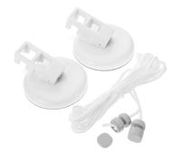 HEMOTON Ligne à Linge de croisière Portable rétractable avec ventouses, en PVC, sans perçage, pour Balcon et Camping, Installation Facile, Longueur Ajustable, Corde à Linge allongée