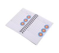 HEMOTON Livre de Score pour Tir à L’Arc Couverture en Plastique, Cahier Spiralé en Papier Abs, Analyse de Performance Robuste pour Compétitions et Séances de Tir à L’Arc