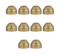 HEMOTON Lot de 10 Capuchons de Brûleur à Gaz en Alliage de Cuivre, Améliore L'efficacité de Cuisson et Répartit la Flamme Uniformément, Cuisine et Commerces Alimentaires