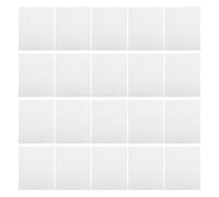 HEMOTON Lot de 100 Tapis Absorbants pour Cage À Oiseaux, Tapis De Cage pour Perroquets Et Autres Petits Animaux De Compagnie, Blanc.