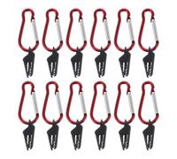 HEMOTON Lot de 12 Sets de Pinces Crocodiles en Plastique Résistant, Clips Fixation Bâche pour Tente de Camping, Crochet de Traction Anti-Vent, Accessoires Camping Sécurisés pour Auvent