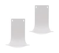HEMOTON Lot De 2 Bac De Récupération en Plastique Abs pour Distributeur De Savon Mural Plateau Anti-Goutte Collecteur D’Eau pour Pulvérisateurs Automatiques Et Manuels Maison Et Hôtel