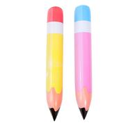 HEMOTON Lot de 2 Ballons Gonflables en Forme de Crayon, 68 Cm, Géants, pour La Rentrée Scolaire, Le Premier Jour D'école, Décorations de Fête de Bienvenue