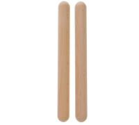 HEMOTON Lot de 2 Bâtons Rythmiques en Bois Dur 20,5 X 2 Cm, Instrument de Percussion Éducatif pour Garçon et Filles, Outil Pédagogique Musical pour Éveil Précoce et Apprentissage