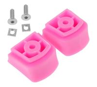 HEMOTON Lot De 2 Butées De Sécurité pour Patins À roulettes Butées De Rechange pour Patins À roulettes D'Intérieur Freins Universels pour Filles Blocs De