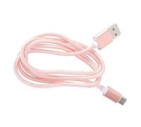 HEMOTON Lot De 2 Câbles Magnétiques USB 2 1 A en Nylon Tressé Charge Rapide Universel avec Indicateur LED 1 M