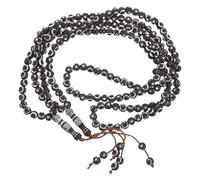 HEMOTON Lot De 2 Chapelet Musulman Tasbih 99 Perles en Acrylique Café, Bijou Islamique Élégant pour Prière Spirituelle, Présent Ramadan et Aïd