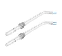 HEMOTON Lot de 2 Embouts pour Irrigateur Buccal en Acrylique, Soins Ajustables et Élimination Avancée Plaque, pour Maison et Voyage