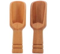 Hemoton Lot de 2 mini pelles en bois pour cuisine ou cuisine, Bois, B22 vers E27, 2 Stücke