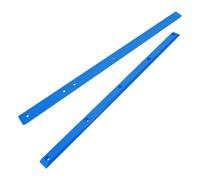 HEMOTON Lot de 2 Pare-Chocs de Longboard Bleu, Protections de Rails en Plastique Absorbant Les Chocs pour Skateboard, Accessoires de Remplacement pour Trottoirs Urbains et Skateparks,