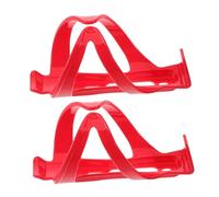 HEMOTON Lot De 2 Porte-Bidons pour Vélo Porte-Gobelets Support pour Bouteille d'eau Porte-Bidon pour Vélo De Route Porte-Bidon pour VTT Rouge