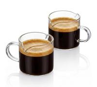 HEMOTON Lot de 2 pots à lait de 40 ml - En verre - Pour saucières - Mini bols à sauce - Pour café rucher