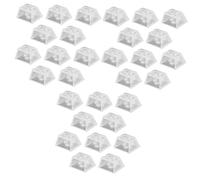 HEMOTON Lot De 3 Capuchons De Touches Non Imprimés pour Clavier De Jeu Ensemble De Capuchons De Touches Vierges Disposition Personnalisée pour Les Amateurs De Clavier 10 Pièces X 3