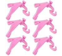 HEMOTON Lot de 30 Clips Clips De Fixation Latéraux pour Cage À Hamster Et Cage À Oiseaux d'animaux De Compagnie Loquets De Sécurité