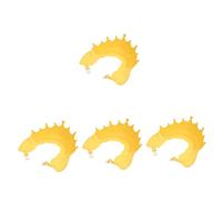 HEMOTON Lot De 4 Bonnets De Réglables Pour Bébé Des Cheveux Pour Tout-petits Garçons Et Filles Protège Les Yeux De L'eau Du Shampoing Design Amusant Pour Garçons Et Filles