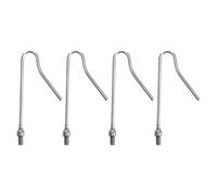 HEMOTON Lot de 4 Crochets à Poulets en Acier Inoxydable pour Élevages Avicoles, Outil de Capture Sécurisé pour Volailles, Poulaillers et Pâturages, Accessoire Agricole Pratique et